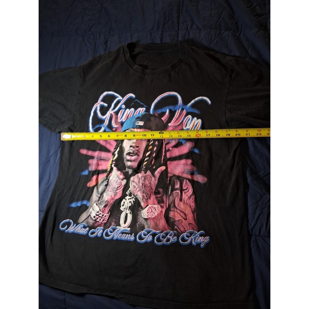 King Von What It Means To Be King Large T-Shirt L Rap Tee Drill Hip Hop Trap RIP - Picture 2 of 5